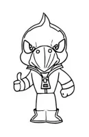 Brawl Stars kleurplaat 13